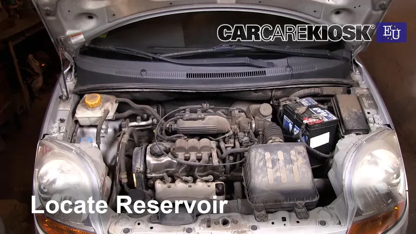 2005 Chevrolet Spark LS 0.8L 3 Cyl. Windshield Washer Fluid Add Fluid